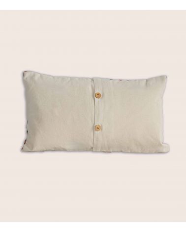 Embroidered Prana Pillow 12x20 in