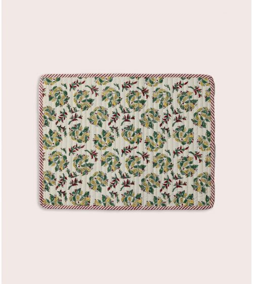 Sarso Quilted Table Mat 14x18 inches