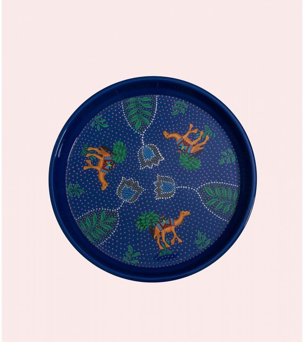 Plateau rond Inox 32 cm de diamètre