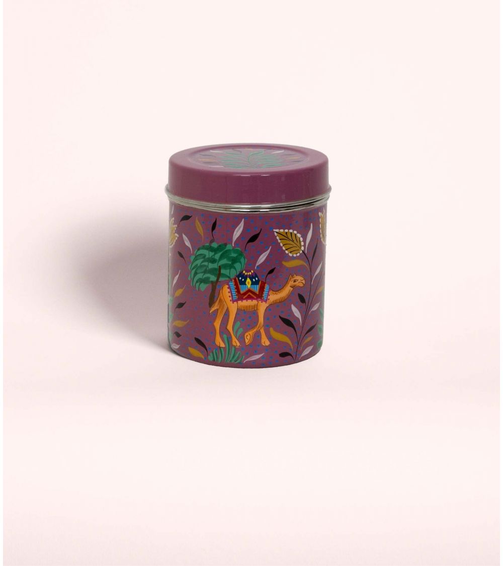 Boîte à thé Inox 11 cm de diamètre, 13 cm de hauteur