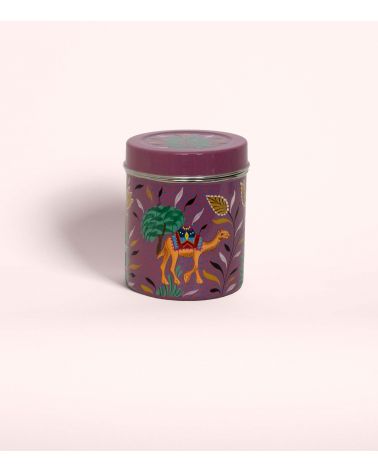 Boîte à thé Inox 11 cm de diamètre, 13 cm de hauteur