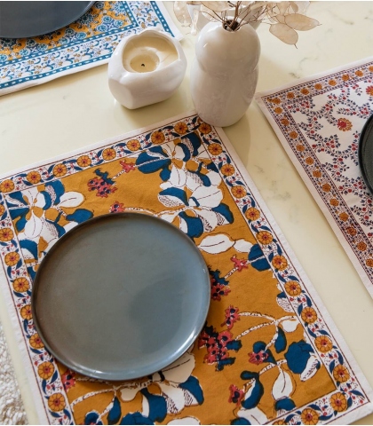 set de table imprimé