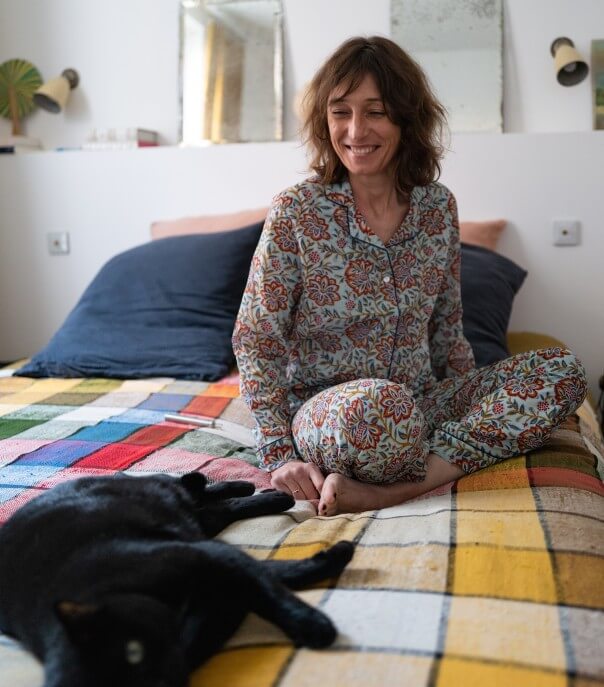 Pyjama Louise - Turquoise green