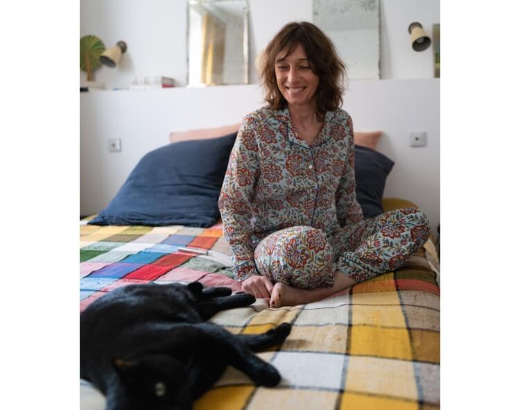 Pyjama Louise - Turquoise green