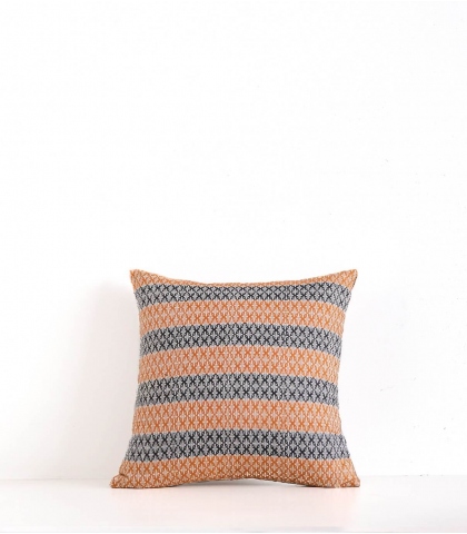 Housse de coussin carrée Magali écru