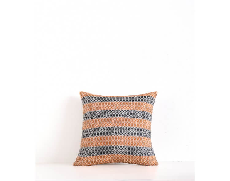 Housse de coussin carrée Magali écru