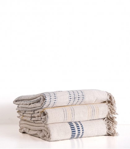 Hand-woven throws
