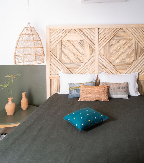 Hand-woven cushion covers