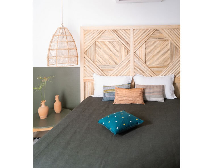 Hand-woven cushion covers