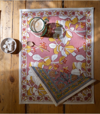 Set de table rose