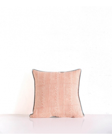 Hand-printed cushion cover