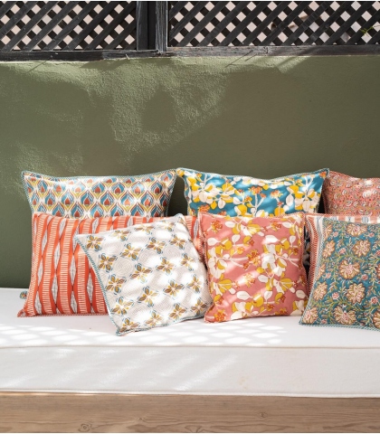 Housses de coussins imprimées