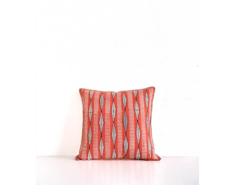Housse de coussin imprimée