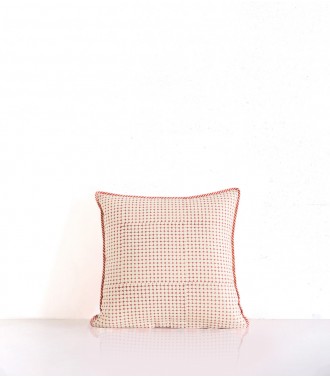 Hand-printed cushion cover