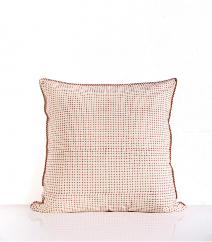 Hand-printed cushion cover