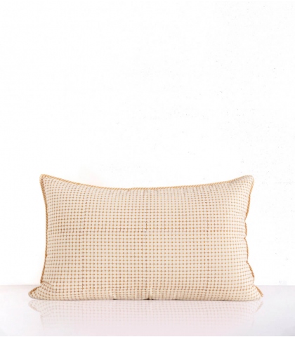 Hand-printed cushion cover