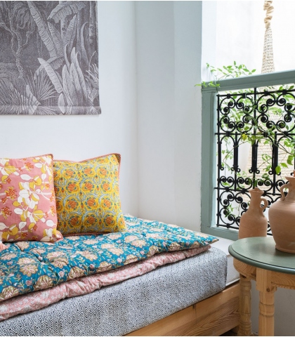 Housses de coussins imprimées