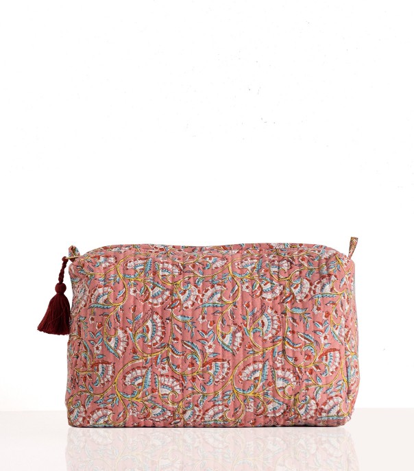 Toilet case dusty pink