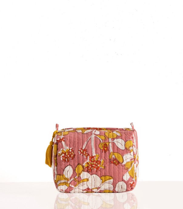Toilet case dusty pink