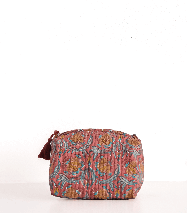 Toilet case dusty pink