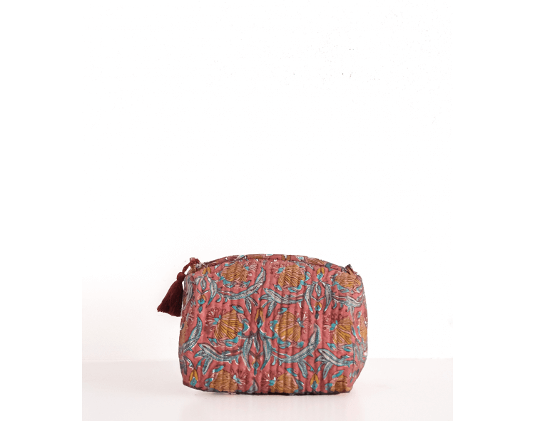 Toilet case dusty pink