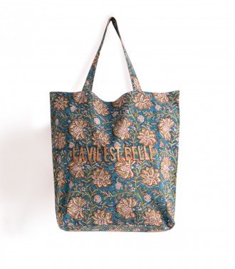 Duck blue tote bag