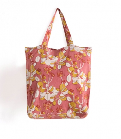 Dusty pink tote bag