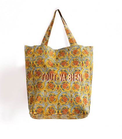 Tote bag mustard yellow
