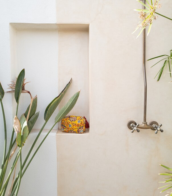 Trousse de toilette jaune moutarde