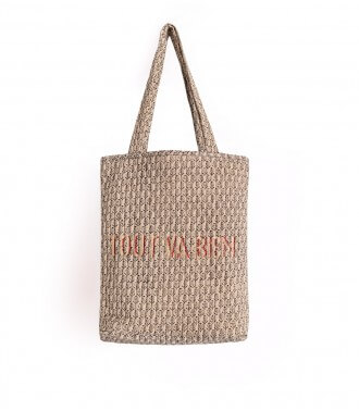 Quilted tote bag - Arun
