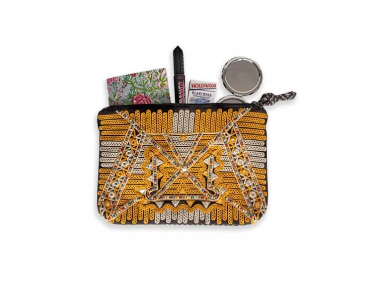 Pochette tissée à la main