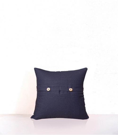 Housse de coussin tissée