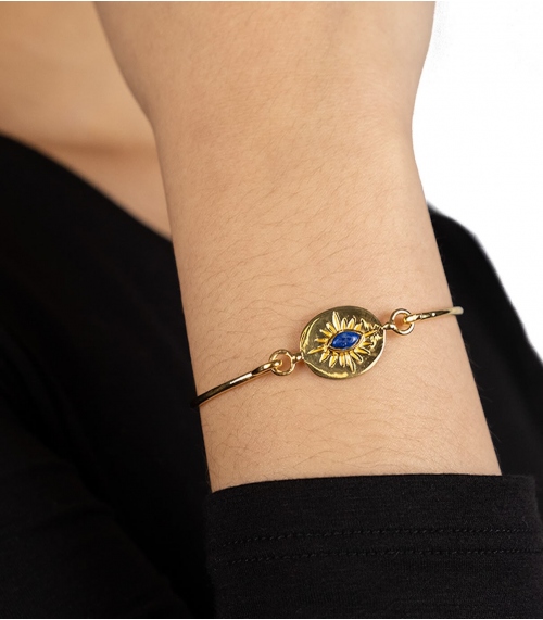 Bracelet indien plaqué or
