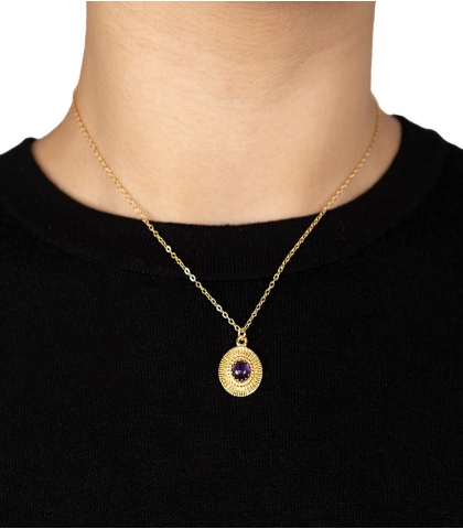Gold plated necklace