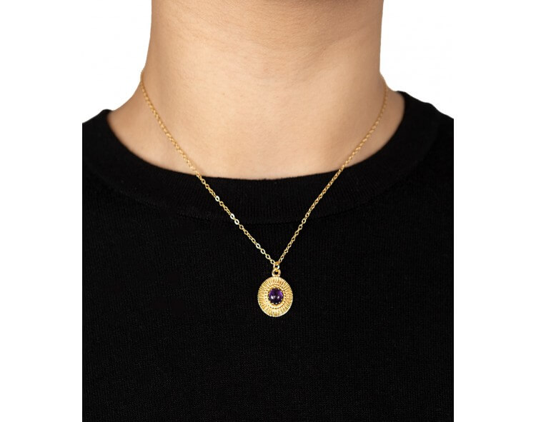 Gold plated necklace
