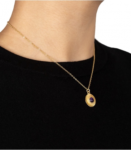 Gold plated necklace