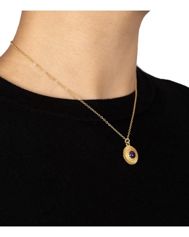 Collier plaqué or indien
