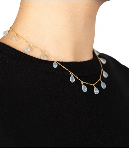 Gold plated necklace