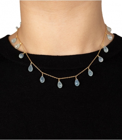 Gold plated necklace