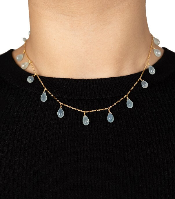 Gold plated necklace