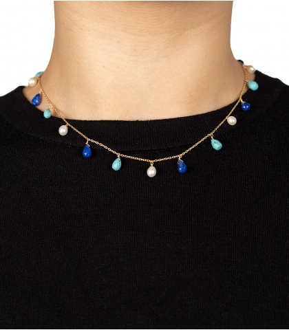 Gold plated necklace