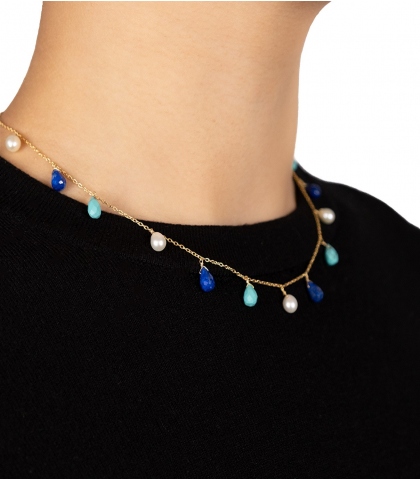 Gold plated necklace