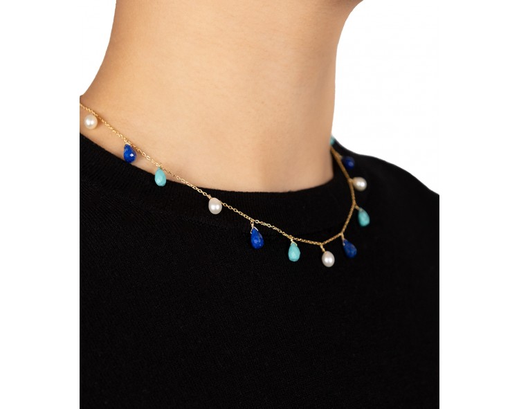Gold plated necklace