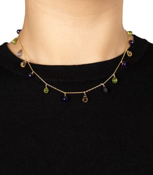 Gold plated necklace