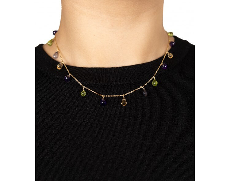 Gold plated necklace