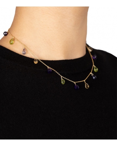 Gold plated necklace