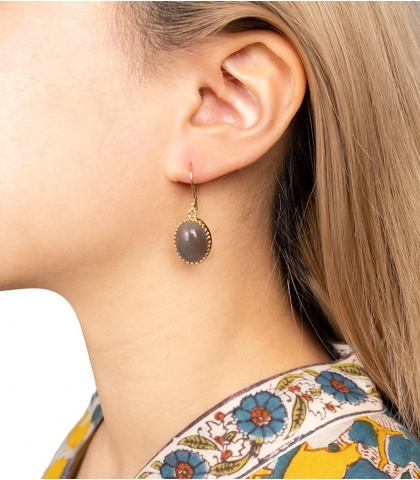Gold plated earrings