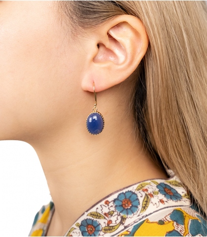 Gold plated earrings