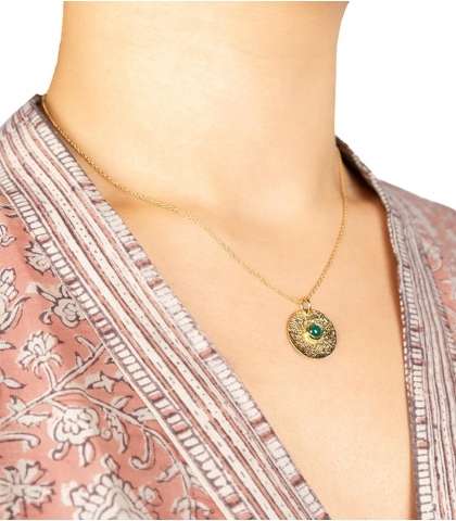 Gold plated necklace