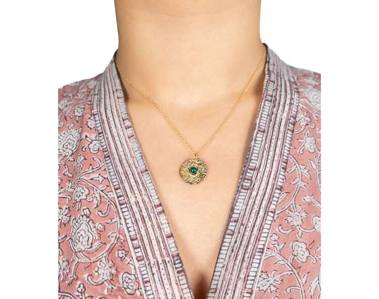 Gold plated necklace